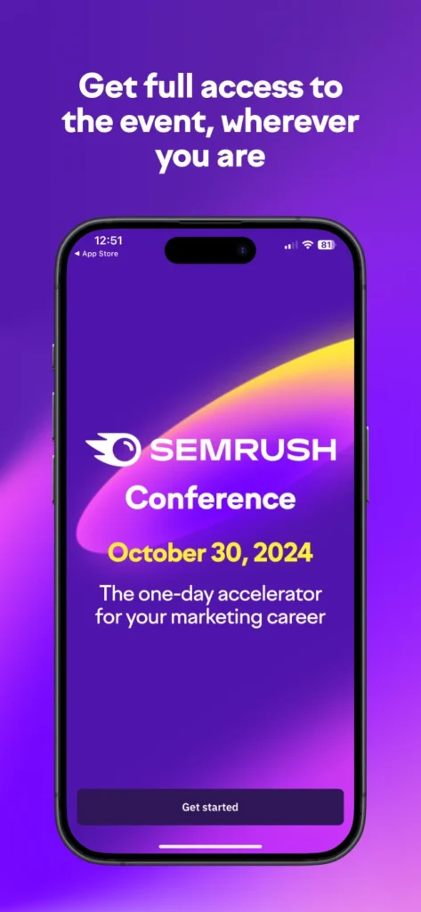 SEMrush app